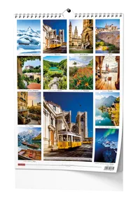 Wandkalender - Europa - A3